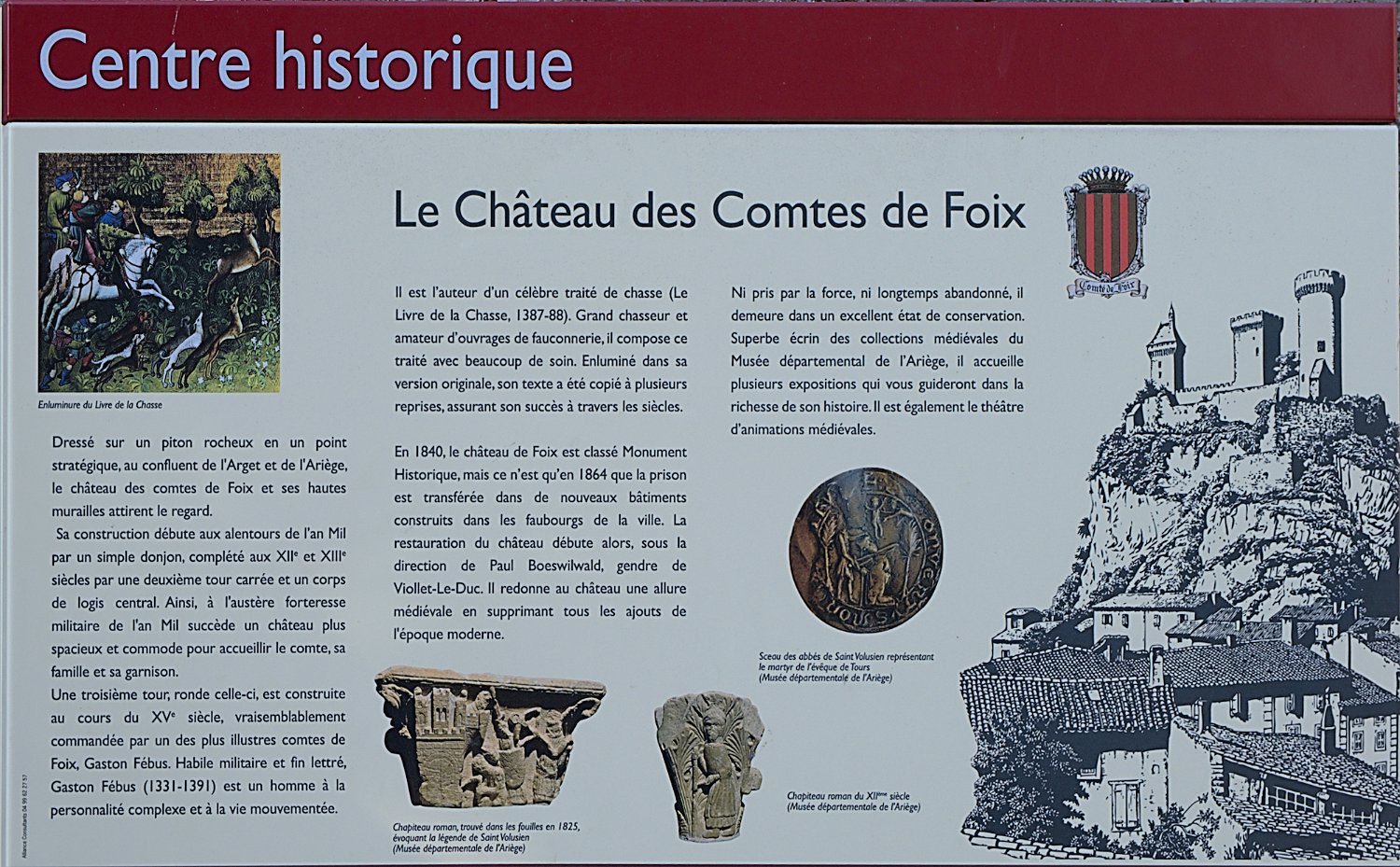 Panneau d'information